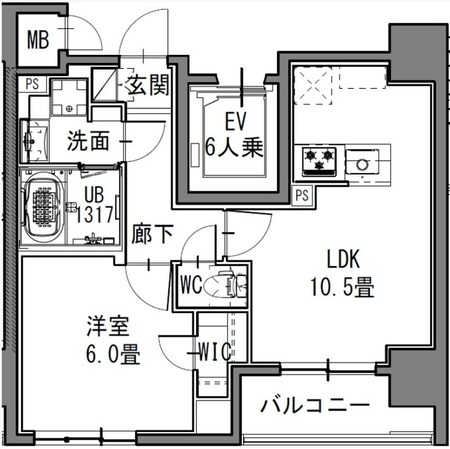 S-RESIDENCE新御徒町Eastの物件間取画像